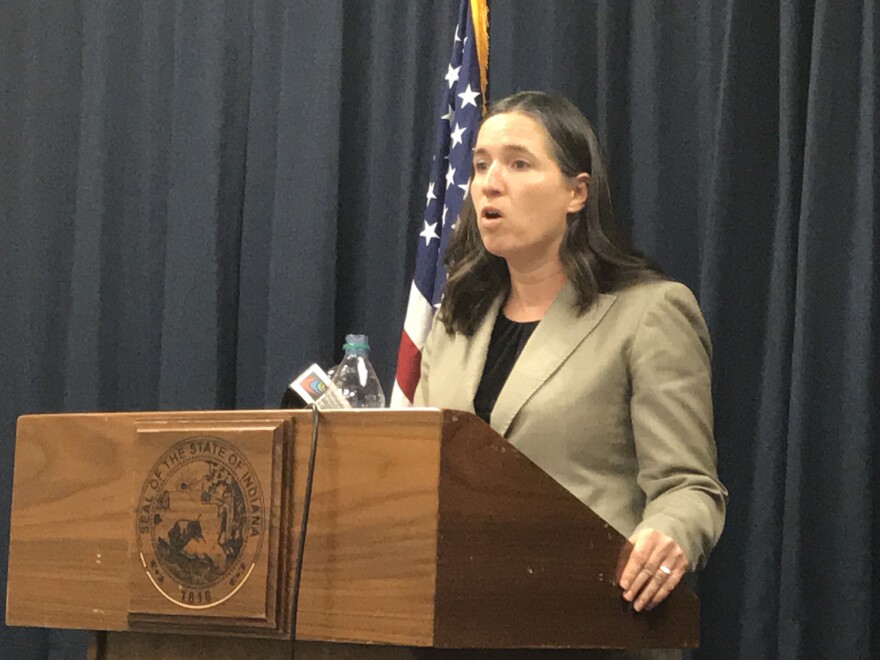 tate Auditor Tera Klutz calls Indiana a "leader in fiscal responsibility."