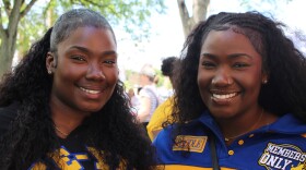 Sisters Semaj Campbell-Blakes (left) and Simone Campbell (right)