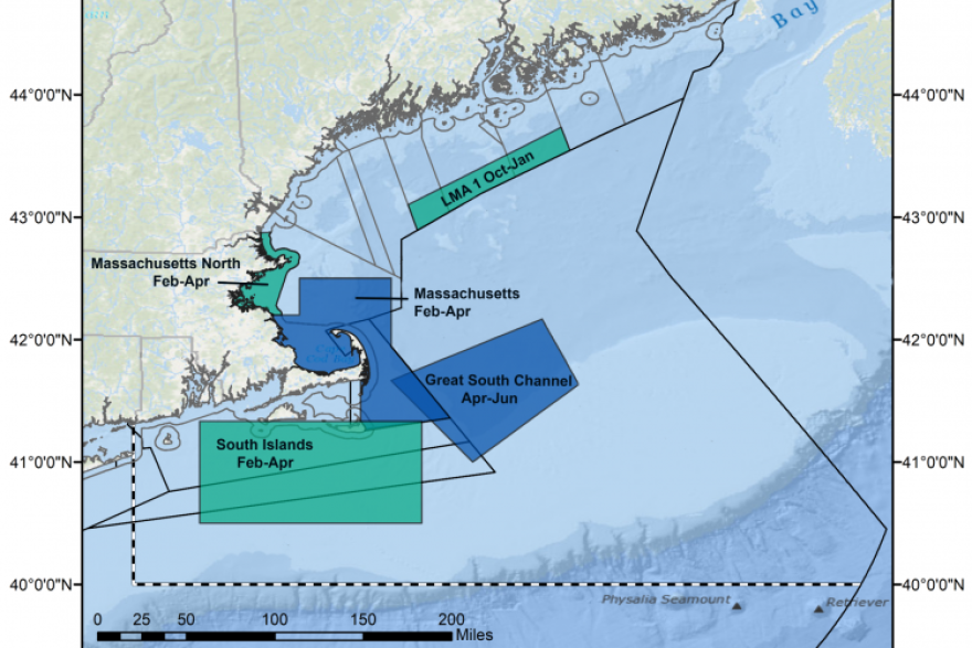 New federal rules call for seasonal closures in Lobster Management Area 1, off Maine's midcoast, from October to January.