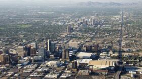 aerial view of phoenix