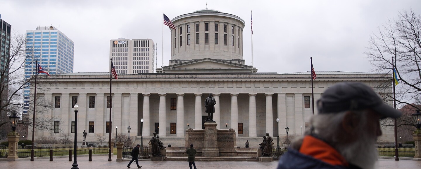 The Ohio Statehouse in Columbus.