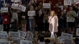  Oregon governor candidate  Kristine Drazan speaks to supports at an event the week of October 18. 