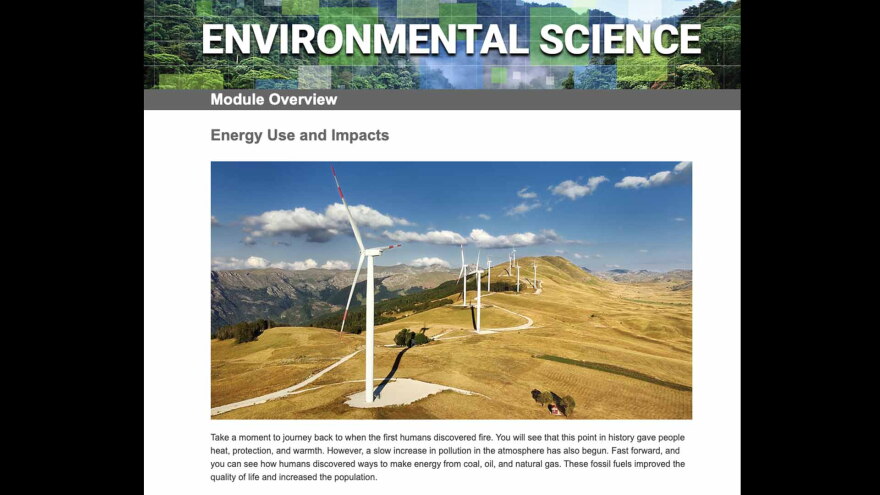 Environmental Science Course Example WHRO Public Media Launches Free Online Environmental Science Course for ...