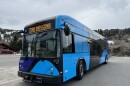 One of High Valley Transit's new electric buses.
