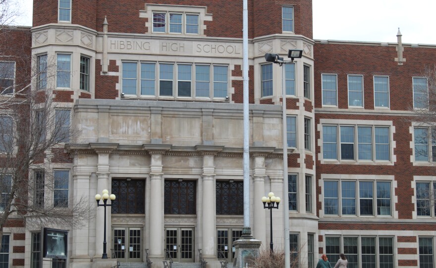 Hibbing High School on March 30, 2026.