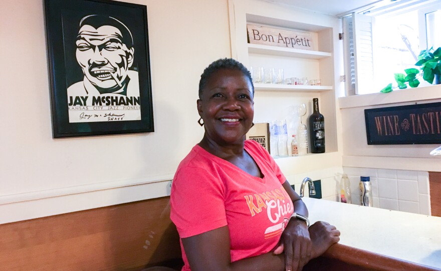 Wanda Taylor used money she would have otherwise spent on travel, restaurants and live entertainment to redo her basement. "It's just a sweet place for me," she says.