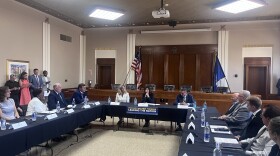 Governor Hochul with local officials and residents discussing data centers.