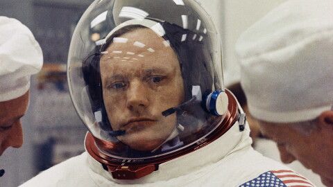 a man in space suit