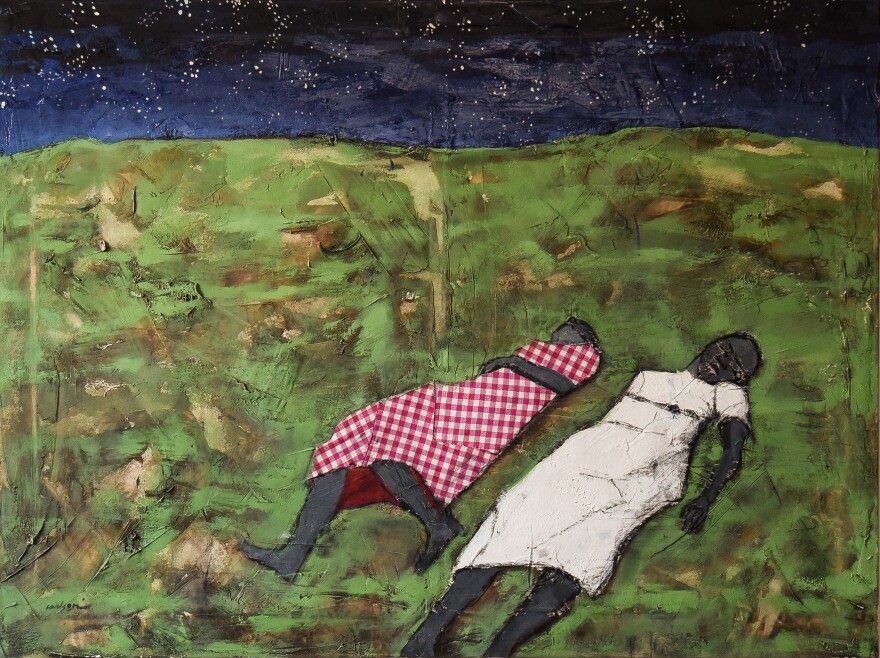 Carlson_Dark Was The Night_oil + charcoal on canvas_36x48 inches_2018_SOLD.jpg