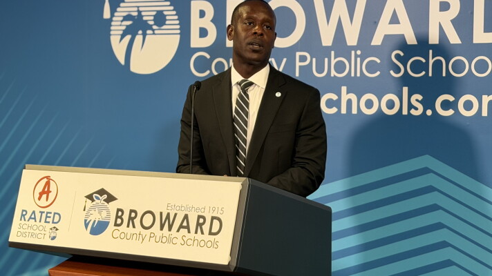 Broward County Superintendent Howard Hepburn on Aug. 25, 2026.