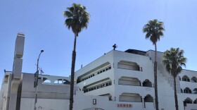 Nicolas Garrett has been living at the Hotel Americania in SOMA for a little over a year. It's one of 25 shelter-in-place hotels the city leased during the pandemic.