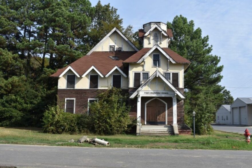 The First Christian Church in Lonoke is one of three historic Arkansas properties identified by the nonprofit Preserve Arkansas as most endangered in the state.