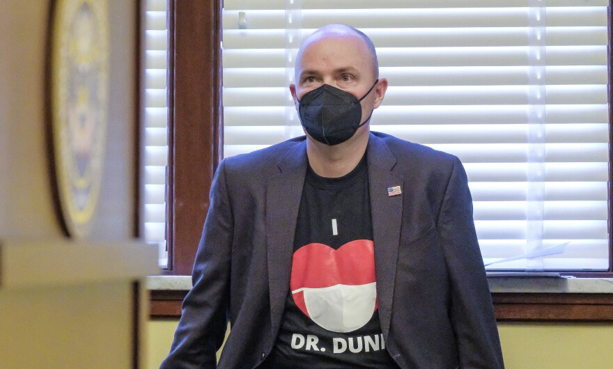 Utah Gov. Spencer Cox thanked outgoing state epidemiologist Angela Dunn for her service and said she was “representative of all of the incredible public health workers … who have worked tirelessly” during the pandemic.