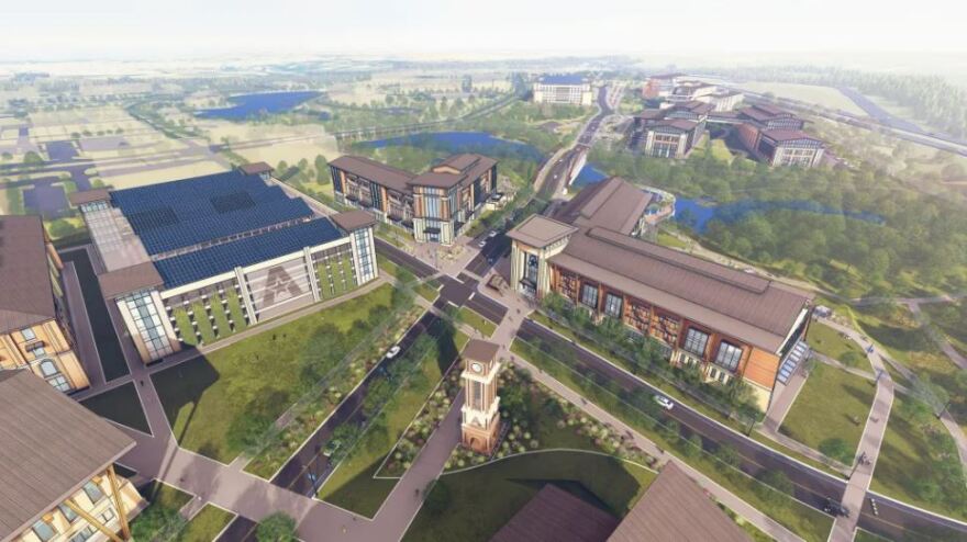 UTA West will be on 51 acres of land in the Walsh Ranch development. University officials have been meeting with education, business and political leaders about the prospects for the new campus.