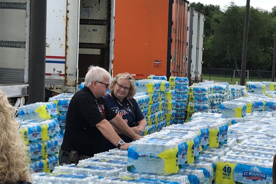 Bottled water is distributed in Parchment due to high levels of PFAS - file photo