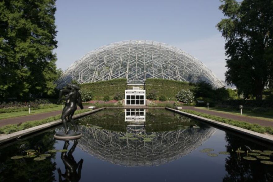 The garden's climatron opened in 1960 and helped bring visitors and revenue back to the facility.