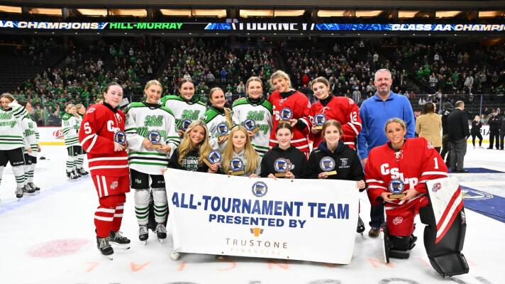 Bemidji defenseman Millie Knott was named to the 2026 girls hockey all-tournament team.