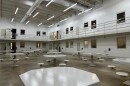 A judge has halted CoreCivic, on Wednesday, June 4, 2025, from housing immigrants facing possible deportation in a shuttered facility that the private prison operator now calls the Midwest Regional Reception Center, in Leavenworth, Kan., pictured Monday, March 3, 2025, unless it can get a permit from frustrated city officials. (AP Photo/Nick Ingram)