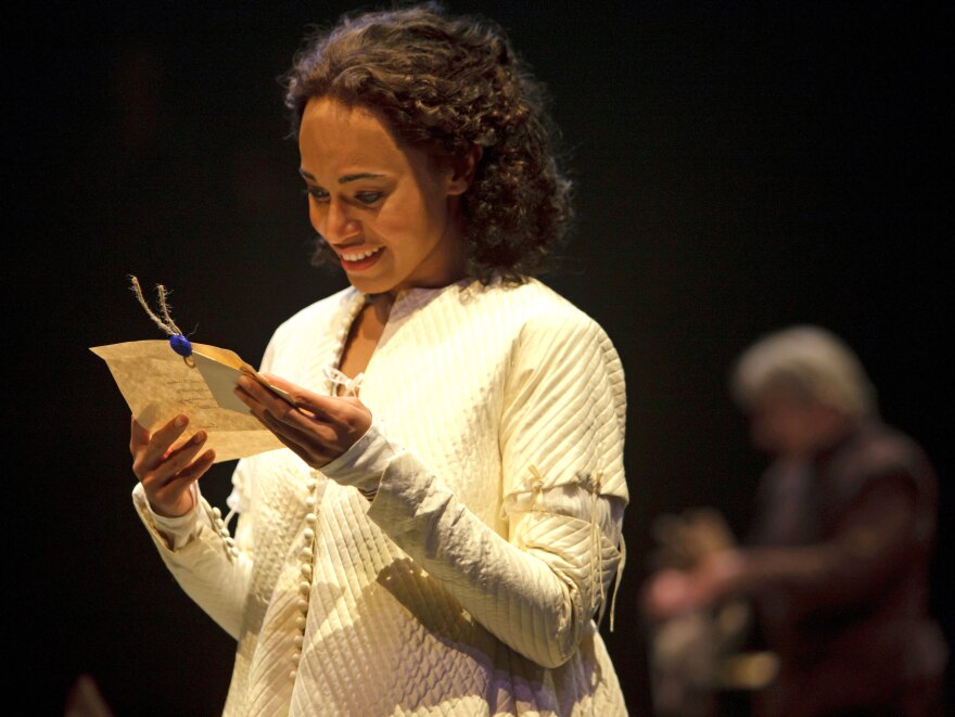 Cara Ricketts plays Innogen in <em>Cymbeline</em>, one of three Shakepeare plays produced for this year's festival.