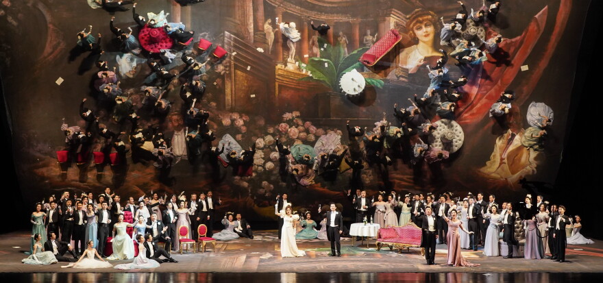 A scene from Verdi's 'La Traviata' - China’s National Centre for the Performing Arts 