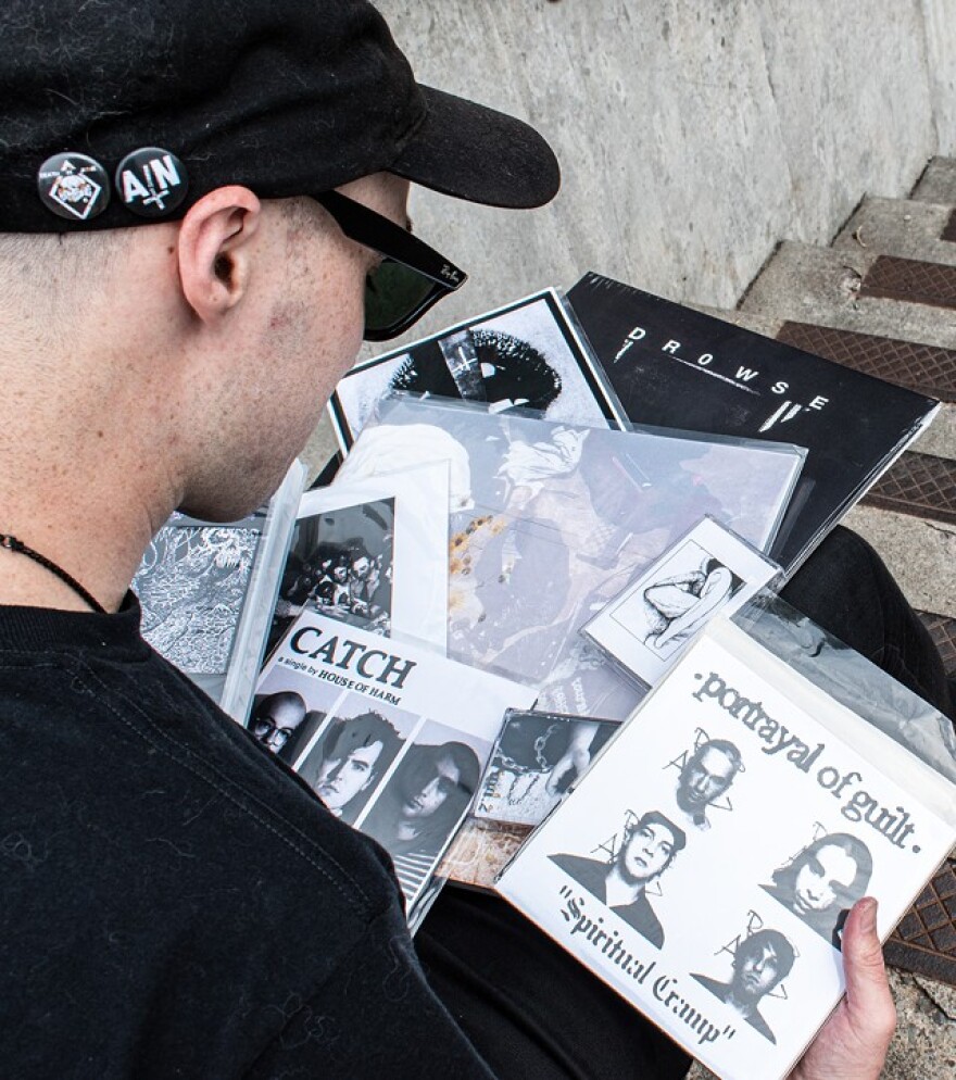 The Rochester record label Sore Ear Collective releases music on CD, vinyl, cassette, and even VHS tape.