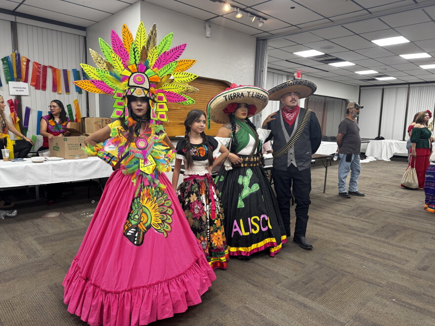Yuma residents dressed in traditional Mexican Attires at the Yuma Civic Center