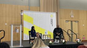 The Freedom Forum, a nonpartisan foundation, hosted a conversation with D. Watkins on Tuesday at Morgan State University.