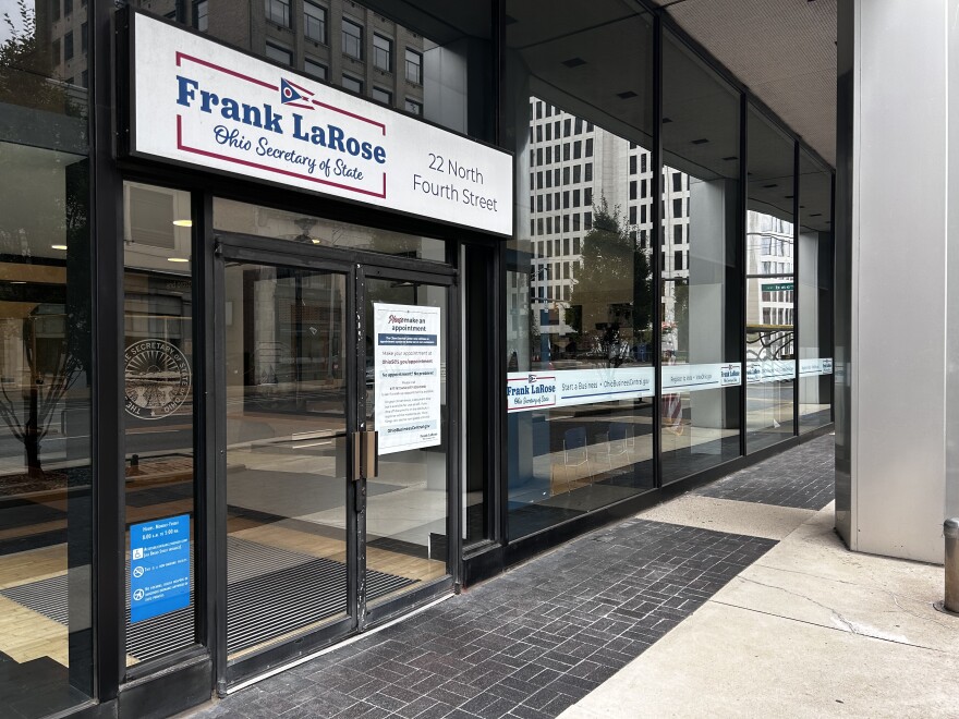 Ohio Secretary Of State Frank LaRose (R) has his current office on 4th and Broad Streets in downtown Columbus.