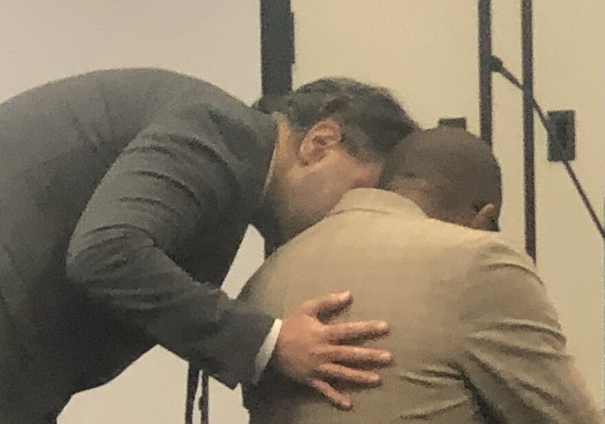 AHS Legal Counsel Advises CEO James Jackson During ICE Hearing at Alameda County Board of Supervisors Hearing