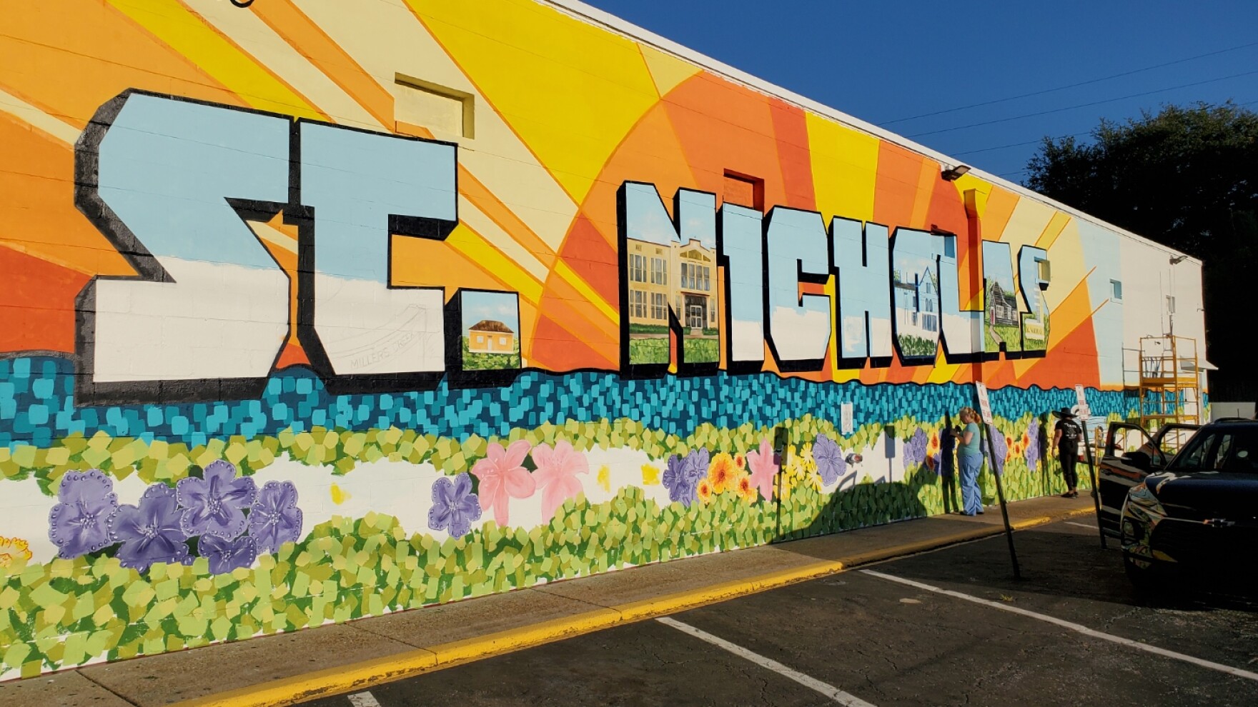 St. Nicholas Mural By Jacksonville Artist Takes Shape WJCT News 89.9