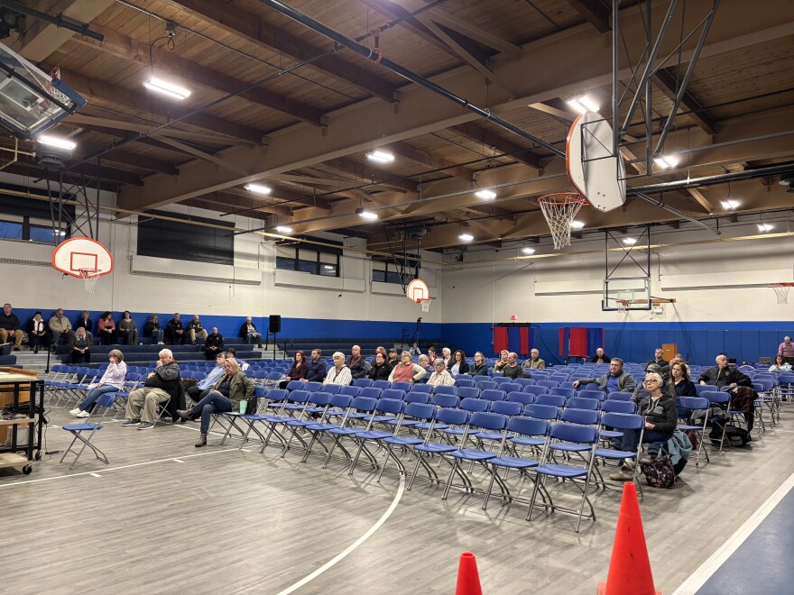 Merrimack's deliberative session on Wednesday, March 11.