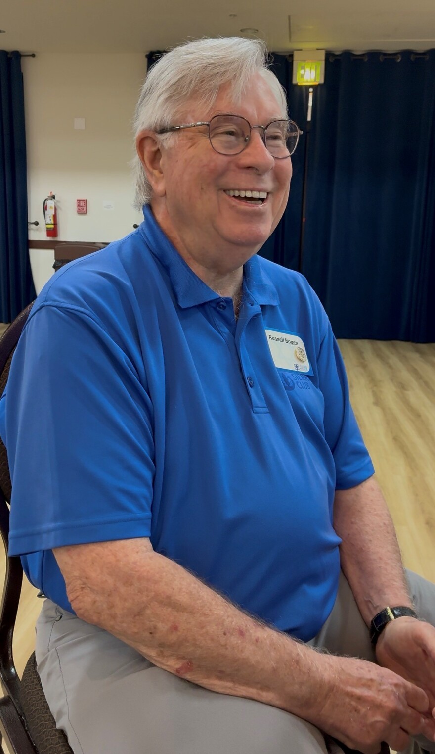 Russell Bogen attends a Braver Angels event at Temple Beth El on Thursday, Nov. 20, 2025.