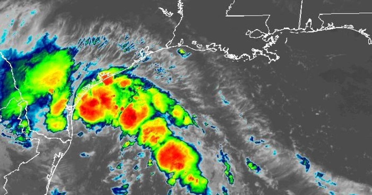 Tropical system Harold brings heavy rain and strong winds to Deep South ...