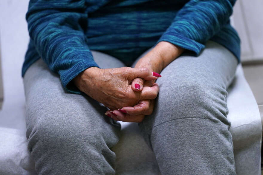 A patient waits in an exam room at the Mountain Park Health Center, Thursday, March 30, 2023, in Phoenix. As heat waves fueled by climate change arrive earlier, grow more intense and last longer, people over 60 who are more vulnerable to high temperatures are increasingly at risk of dying from heat-related causes. Heat related deaths are challenging community health systems, utility companies, apartment managers and local governments to better protect older people when temperatures soar.