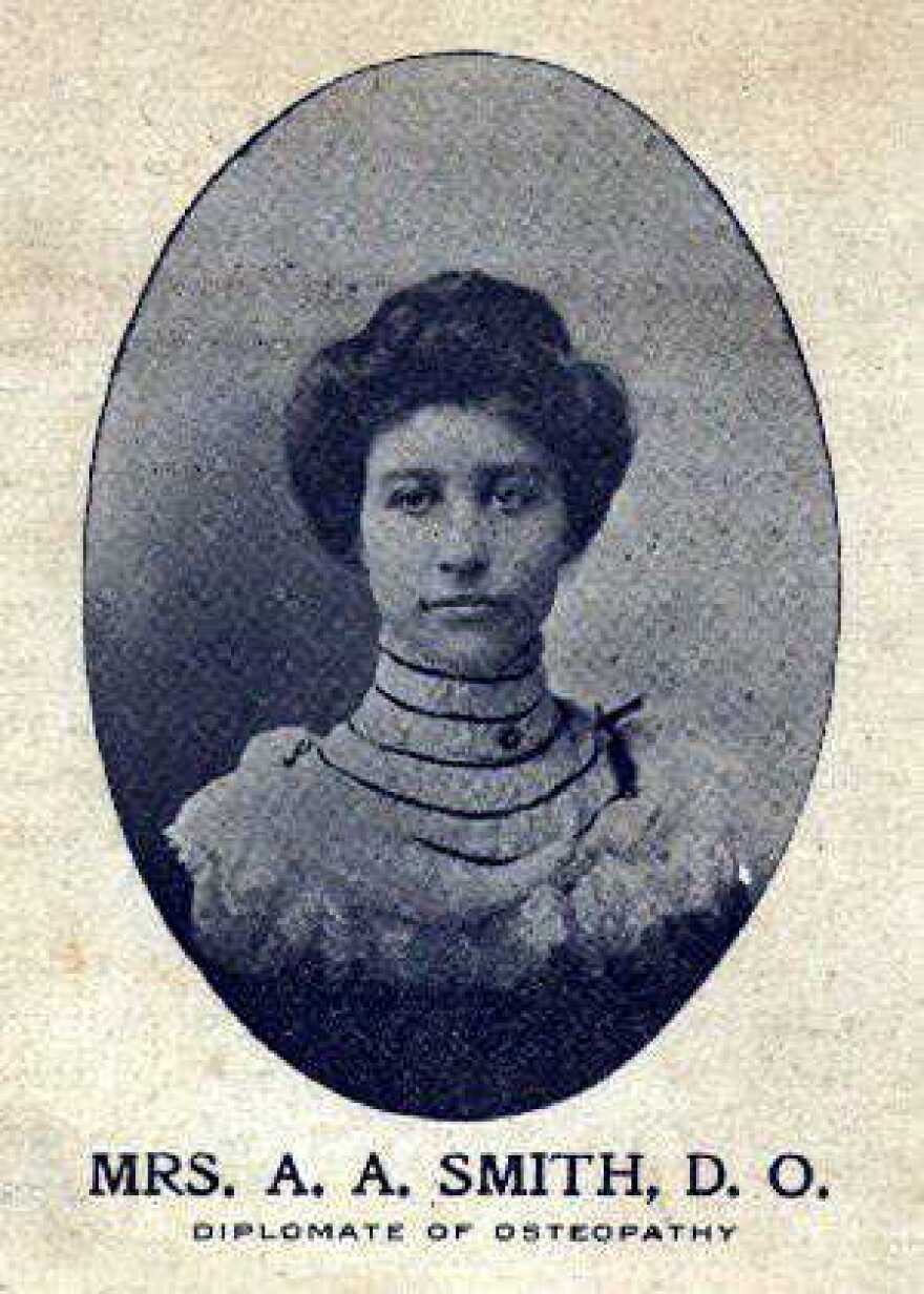 Doctor Annie Smith graduated from the American School of Osteopathy in Kirksville, Missouri, in 1902.