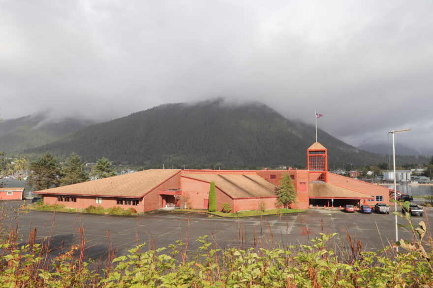 Mt. Edgecumbe High School, a state-run boarding school serving grades 9 through 12, is seen in Sitka on Oct. 6, 2025.
