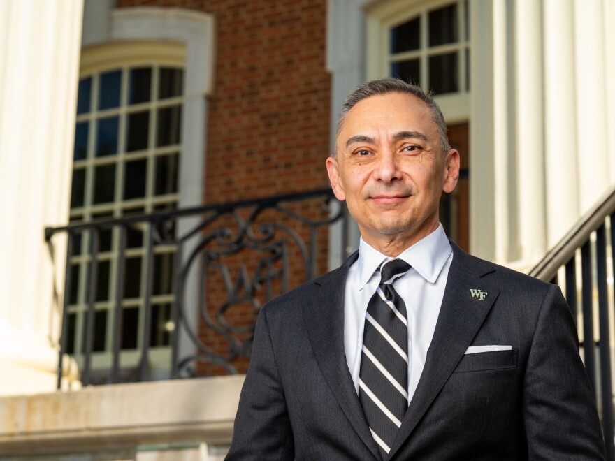 Wake Forest University President Elect Peter Rodriguez