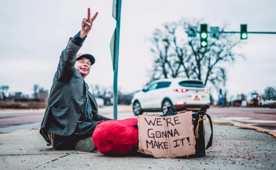 Photographer Britton Hacke's work humanizes homeless people in Sioux City.