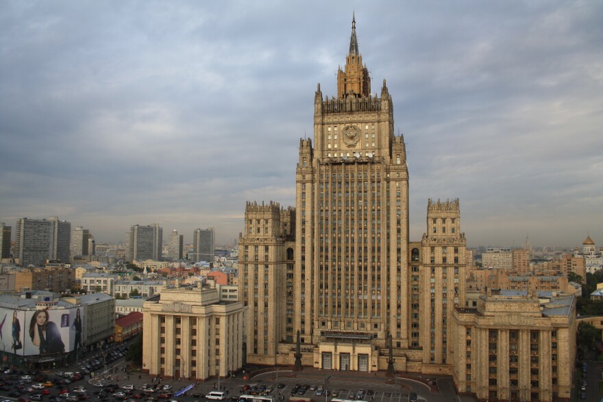 The Russian foreign ministry building in Moscow