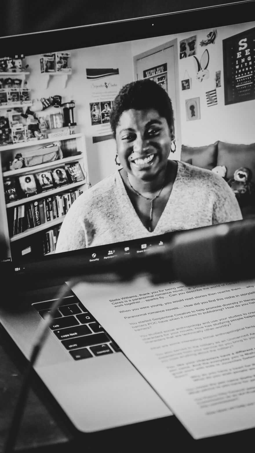 Stella Williams chats virtually with host Sueann Ramella for 'Traverse Talks'