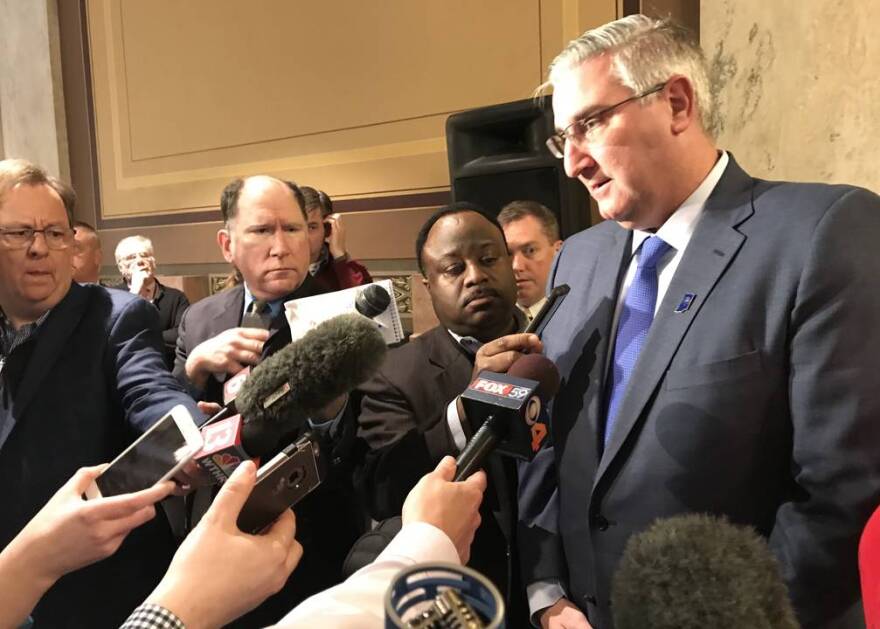 Gov. Eric Holcomb says he wants veterans to consider making Indiana home, as they transition back to civilian life.