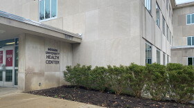 Outside the IU Health Center