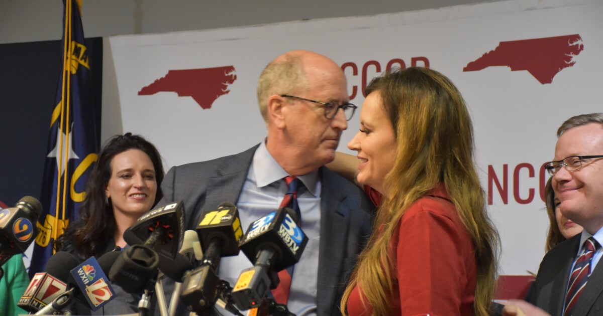 Republican, white voter registrations surge in NC