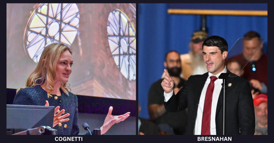 Paige Cognetti (left), and Rob Bresnahan