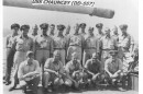Officers aboard the U.S.S. Chauncey, including Richard Yarling (bottom row, on the far left).