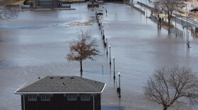 Davenport's LeClaire Park is a natural area where the Mississippi River is allowed to flood.