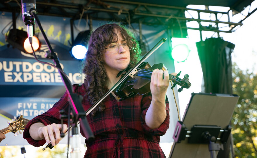 Possum Creek Ramblers performs at the Wagner Subaru Outdoor Experience on October 4, 2026.