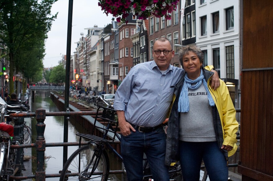 Bert Nap and Conchita Lavalette live in Amsterdam's Red Light District. Nap first moved here 40 years ago as a student.