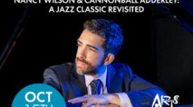 Arts Bonita poster for Zach Bartholomew October concert.