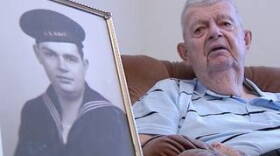Jimmy O'Donnell survived the sinking of the USS Indianapolis during World War II and later became a firefighter in Indianapolis.